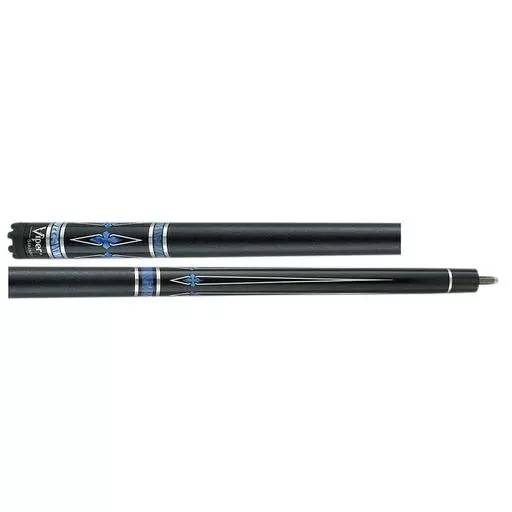 Viper Sinister Black Faux Leather Wrap Billiard/Pool Cue Stick