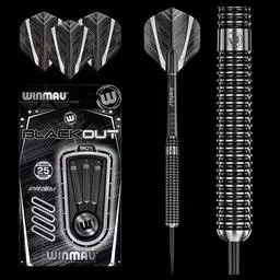 Click here to learn more about the Winmau Blackout Steel Tip Darts.