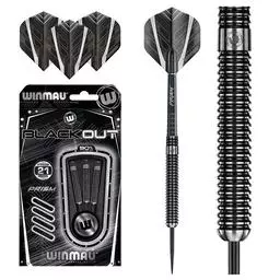 Click here to learn more about the Winmau Blackout Steel Tip Darts.