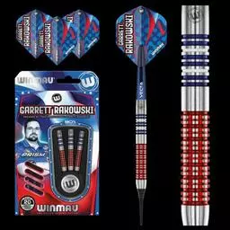 Click here to learn more about the Winmau Garrett Rakowski - 20 gram 90% Tungsten alloy.