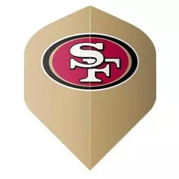 Click here to learn more about the Shot! Darts NFL 49ers Flight Set Tan.