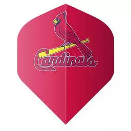 Click here to learn more about the Shot! Darts MLB Cardinal Flight Set Red.